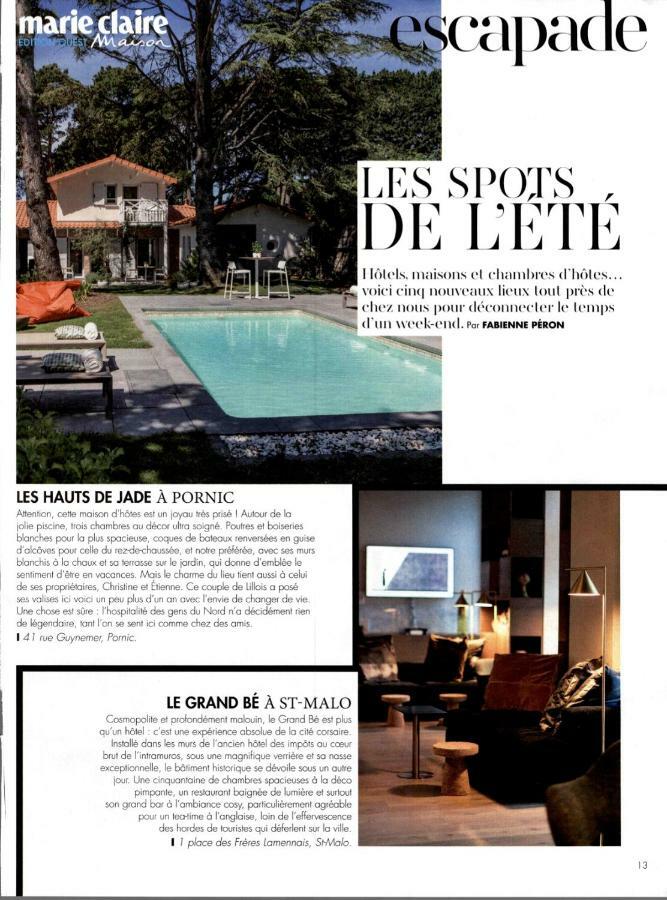 Les Hauts De Jade Maison D'Hotesポルニック エクステリア 写真